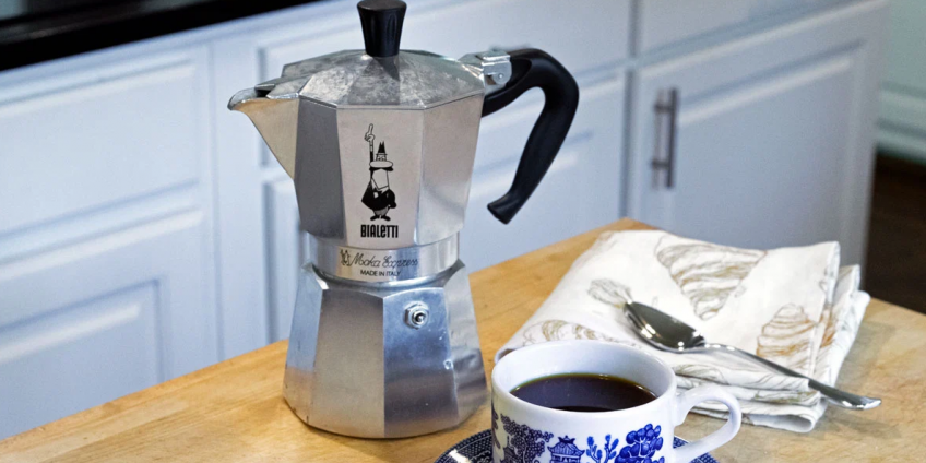Гейзерная кофеварки или La Moka