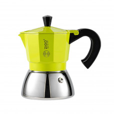 Гейзерная кофеварка ZIGO Индукционная, 3 порции зелёная